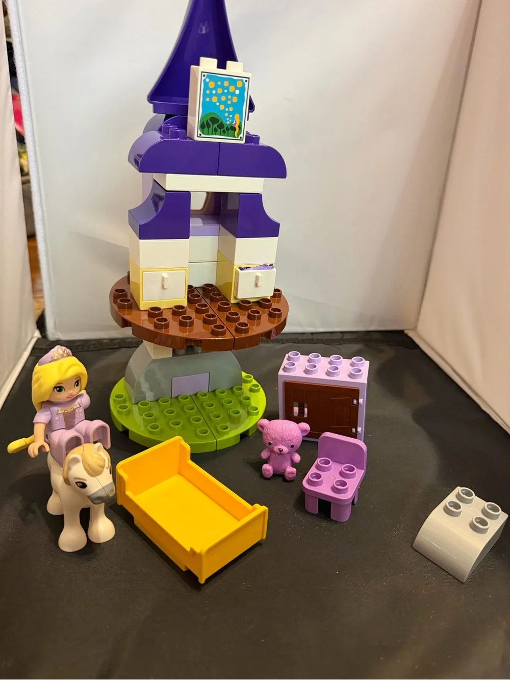 LEGO DUPLO Disney Princess Rapunzel Tangled Tower  Partial Set Not complete